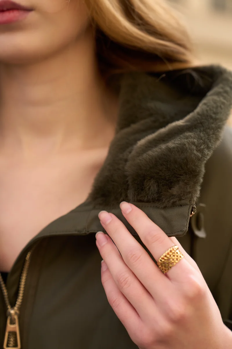 Parka fourrée longue