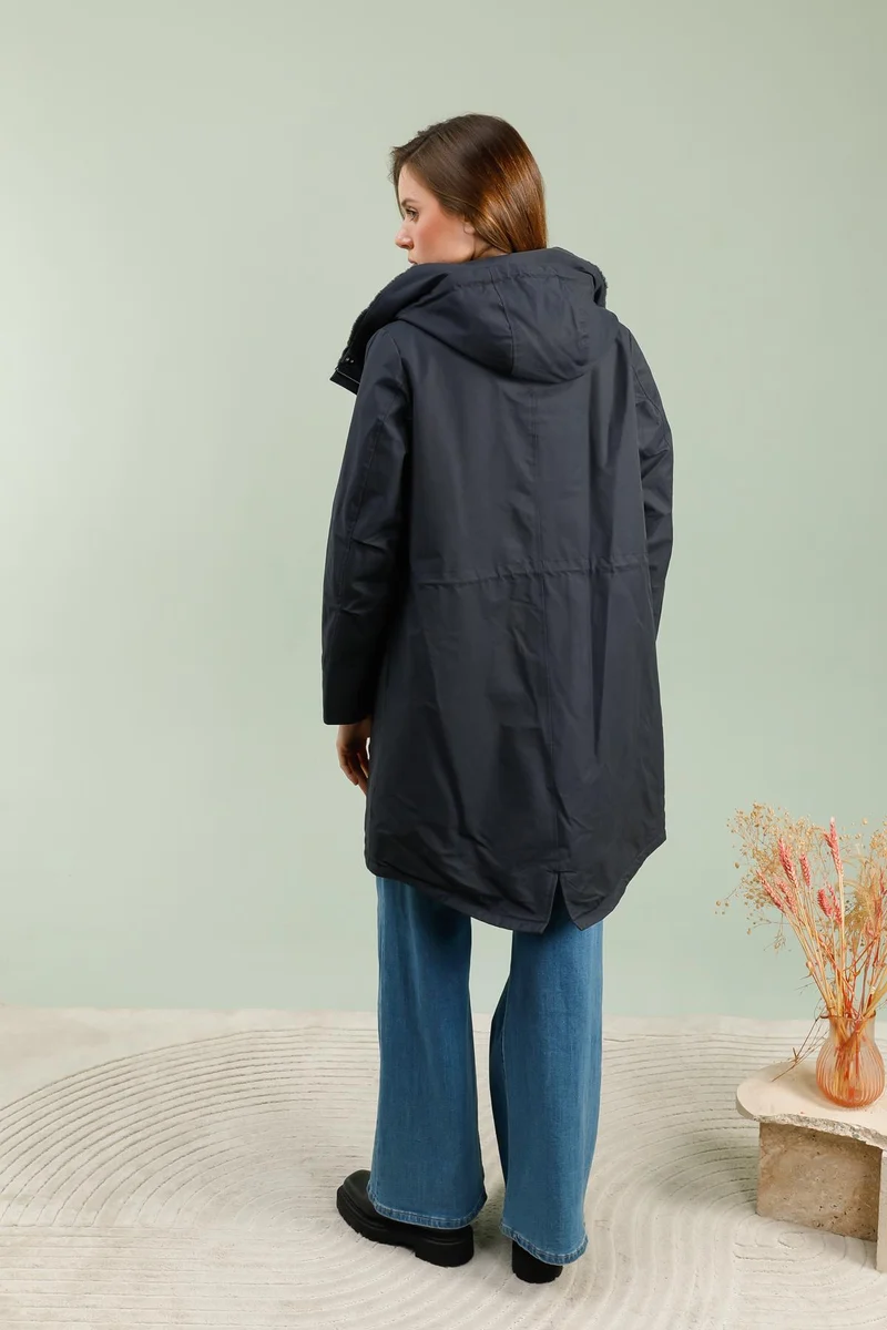 Parka fourrée longue