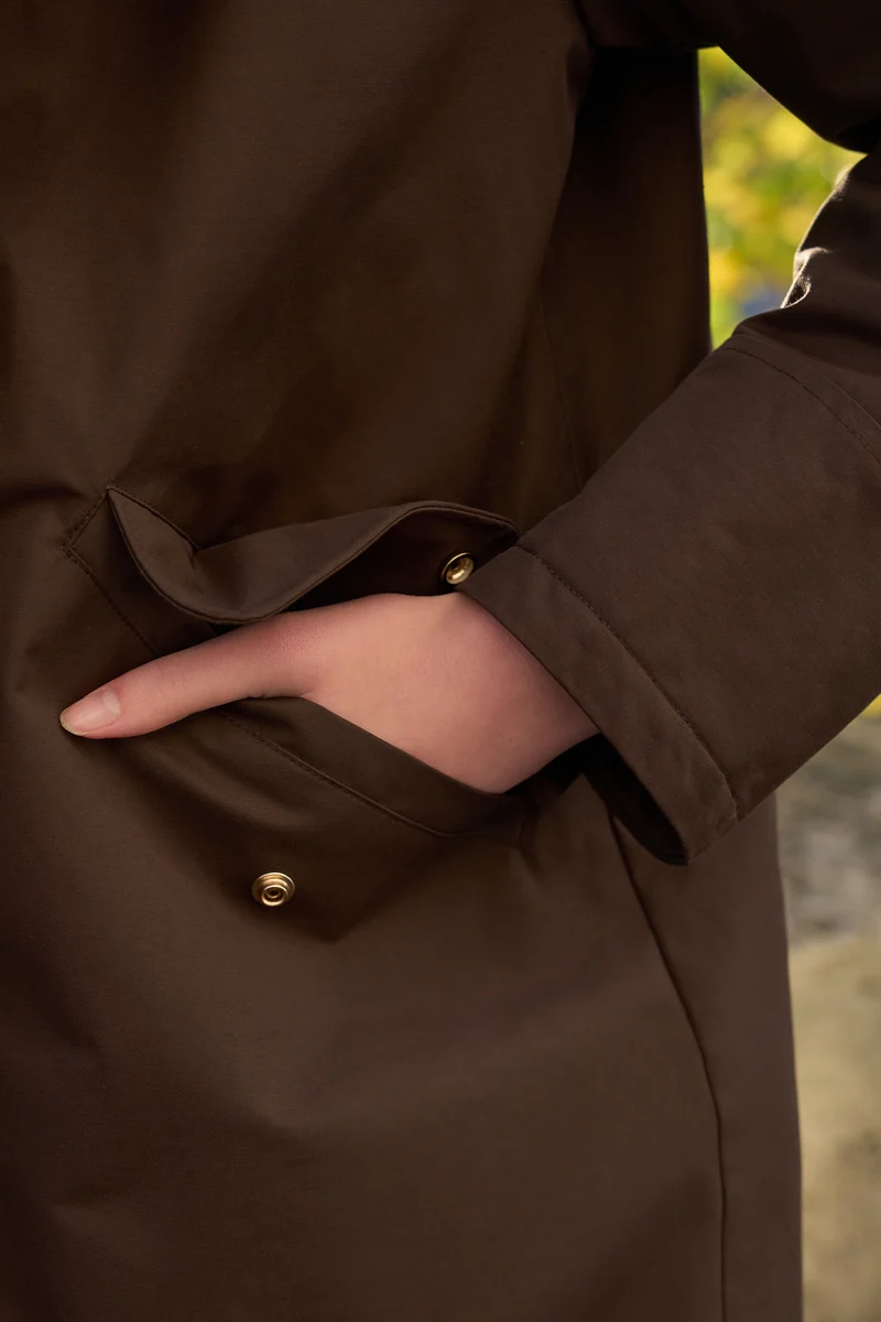 Parka fourrée longue