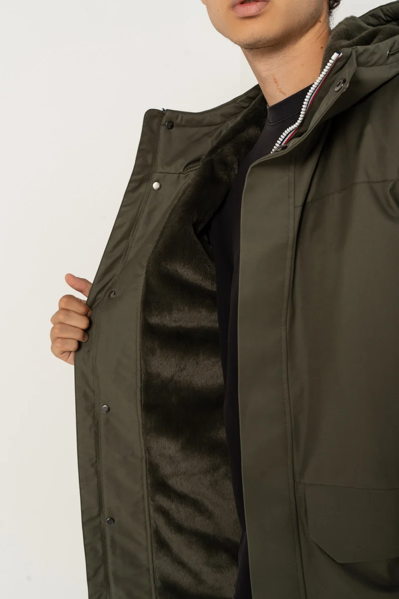 Parka fourrée