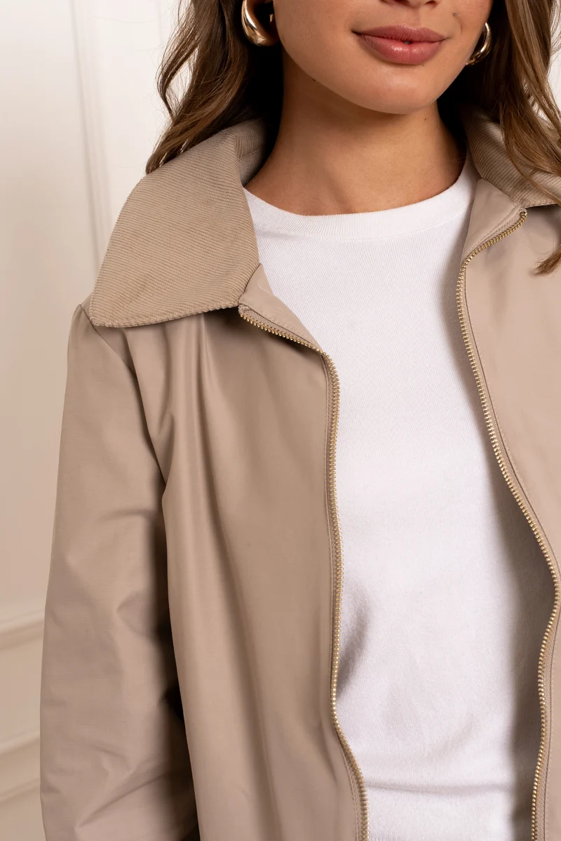 Veste coton courte mi-saison