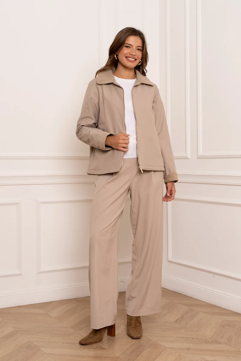Veste coton courte mi-saison