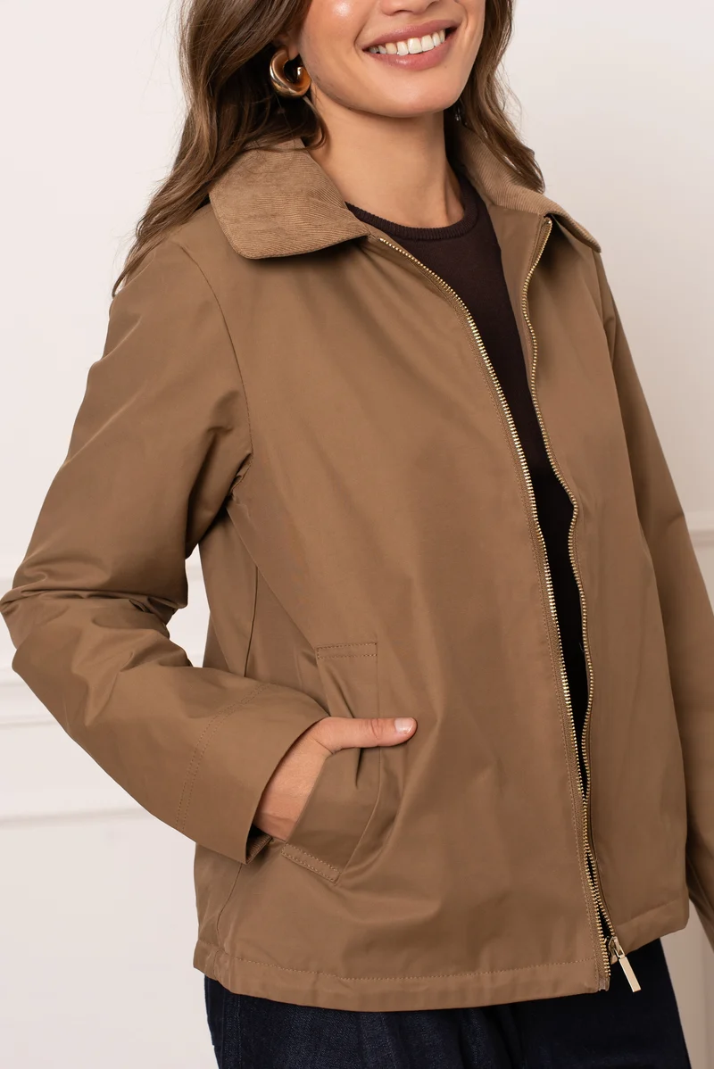 Veste coton courte mi-saison
