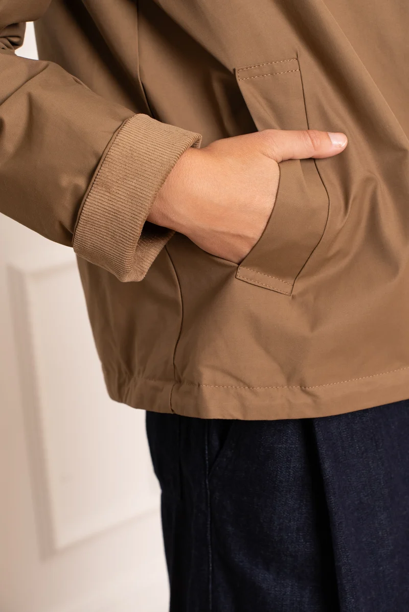 Veste coton courte mi-saison