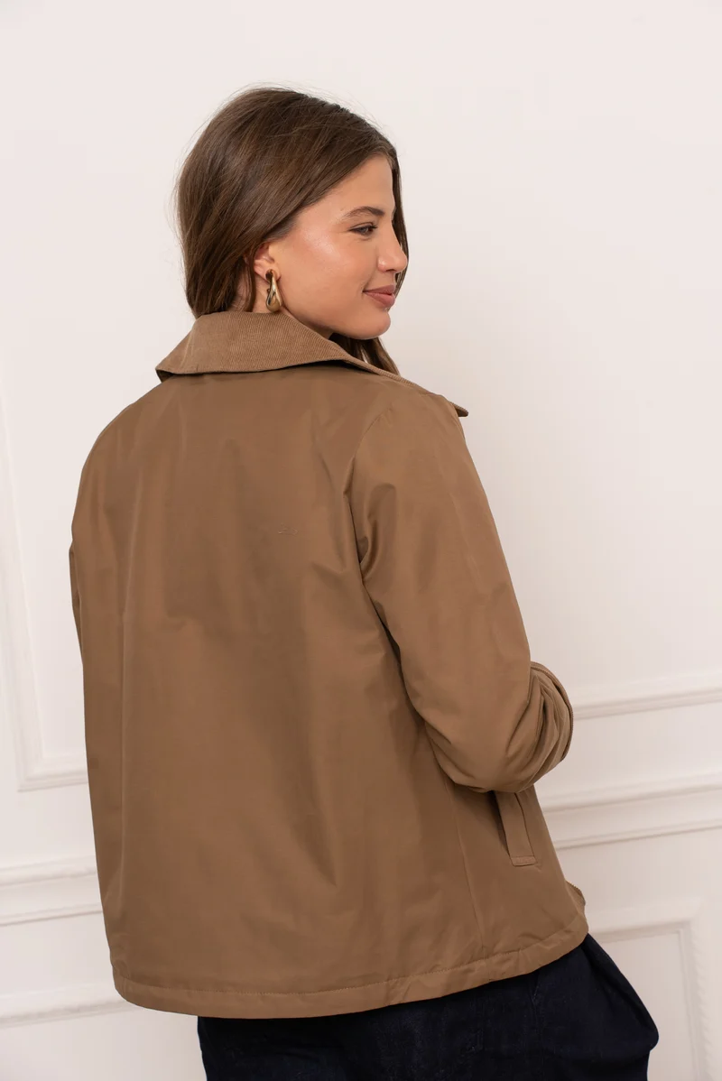Veste coton courte mi-saison
