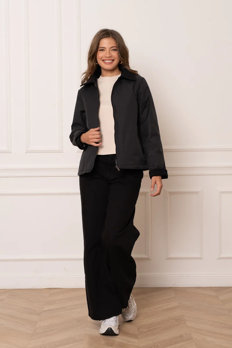 Veste coton courte mi-saison