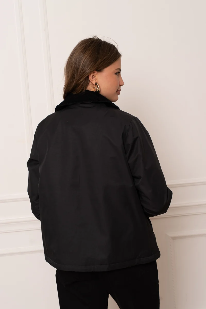 Veste coton courte mi-saison