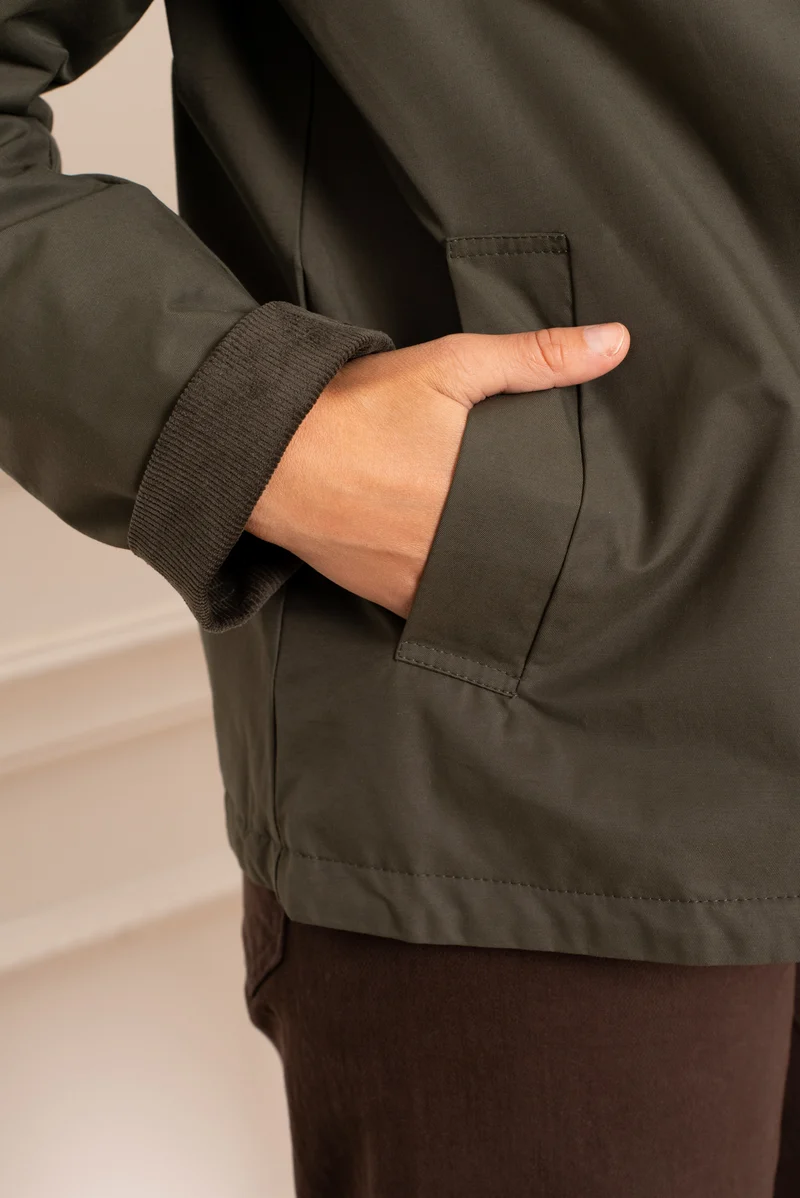 Veste coton courte mi-saison