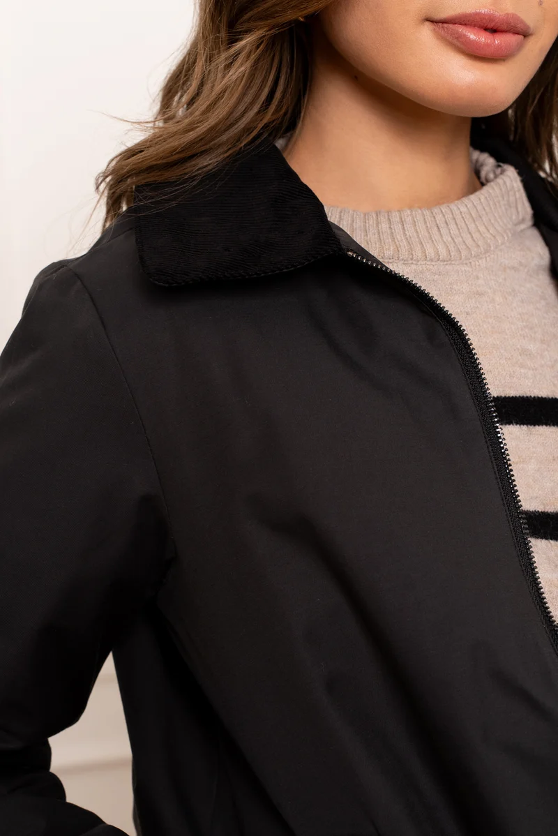 Veste coton longue mi-saison