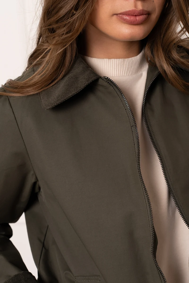 Veste coton longue mi-saison