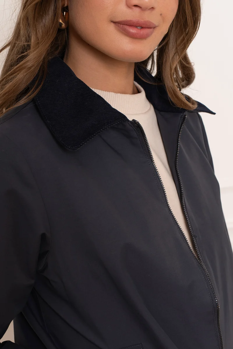 Veste coton longue mi-saison