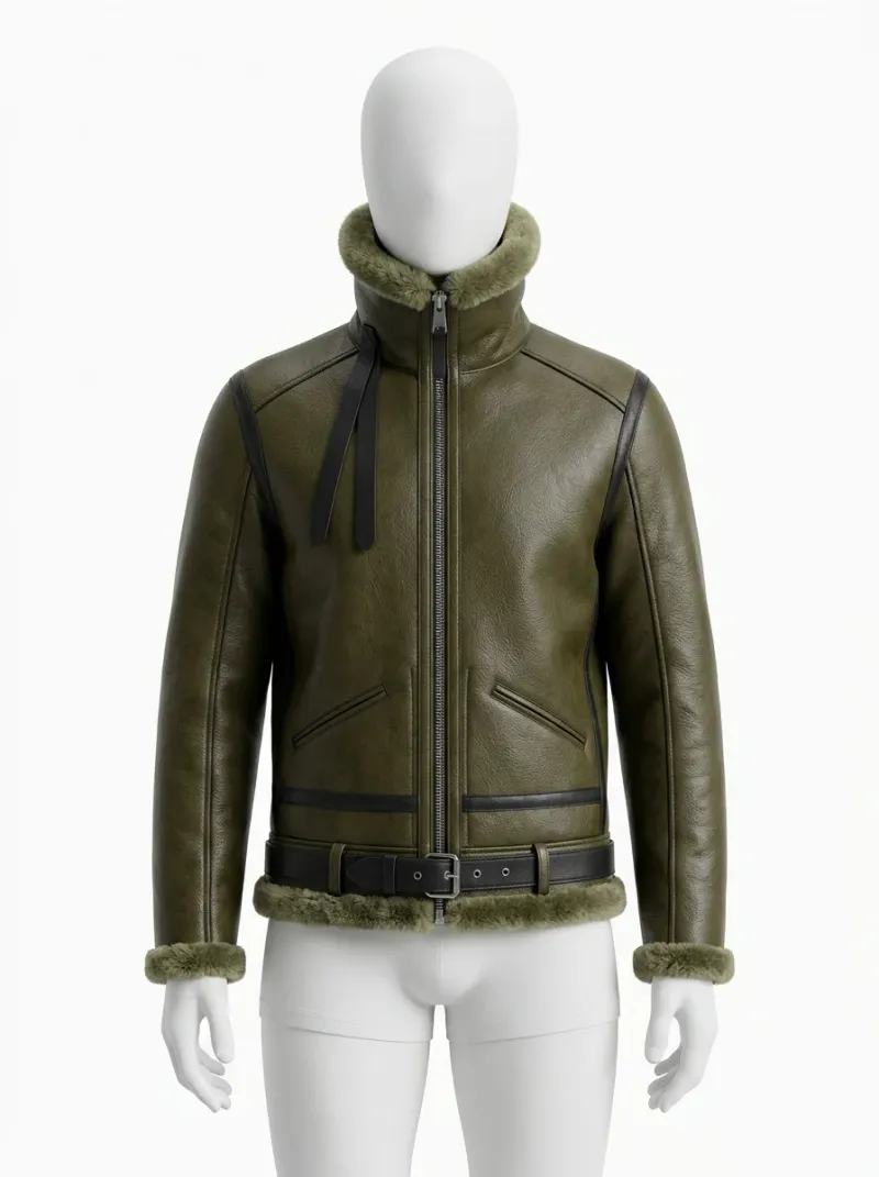 Veste automne homme cuir véritable oversize quotidien