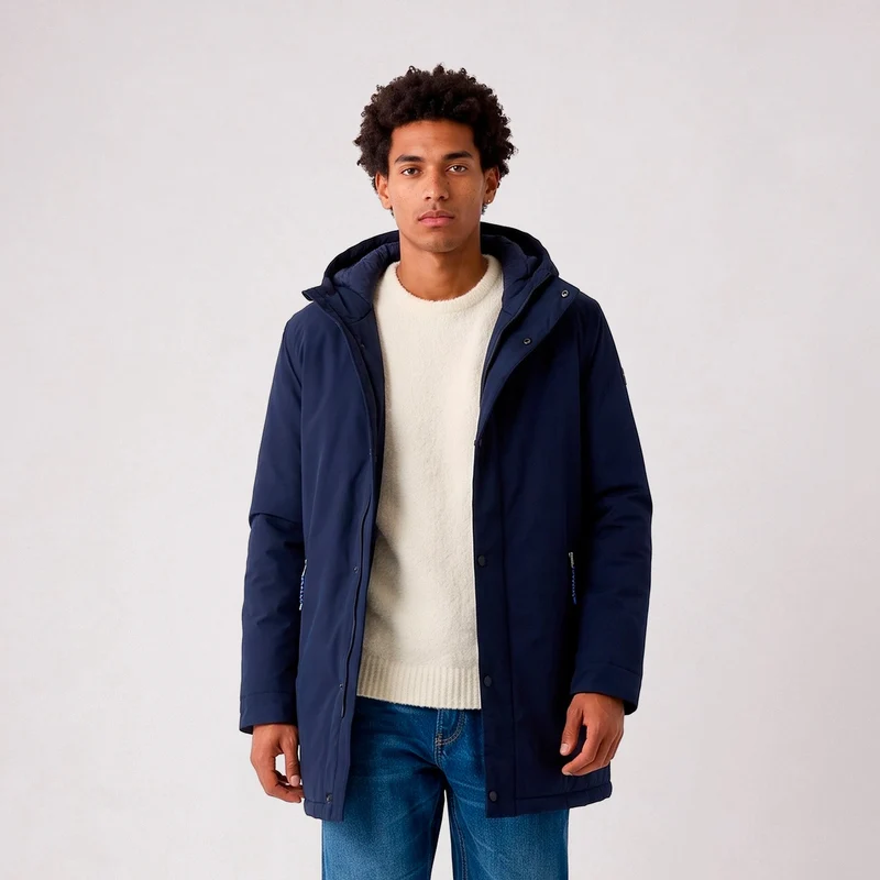 Parka imperméable à capuche bleue Ethan SBPLAY