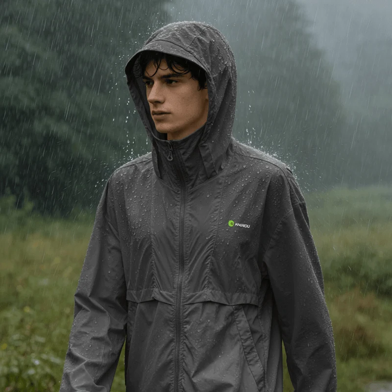 Men Hooded Full Zip Top UPF50+