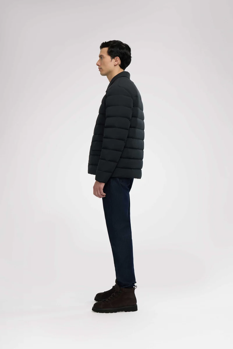 Adrian Men's Lightweight Dressy Quilted Stretch Jacket