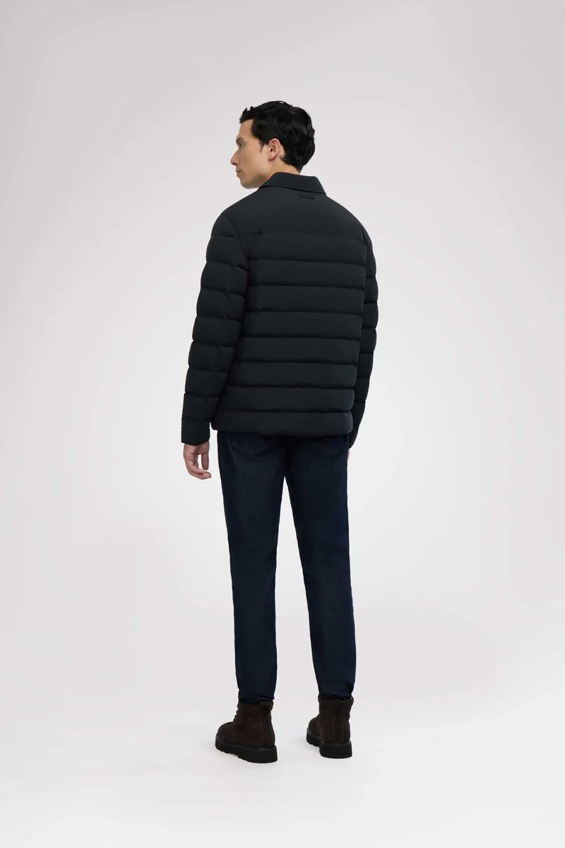 Adrian Men's Lightweight Dressy Quilted Stretch Jacket