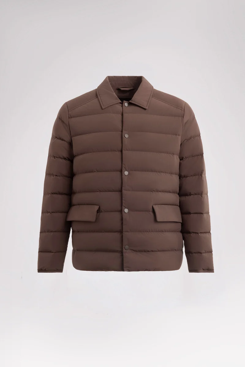 Adrian Men's Lightweight Dressy Quilted Stretch Jacket