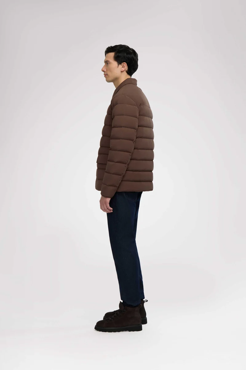 Adrian Men's Lightweight Dressy Quilted Stretch Jacket