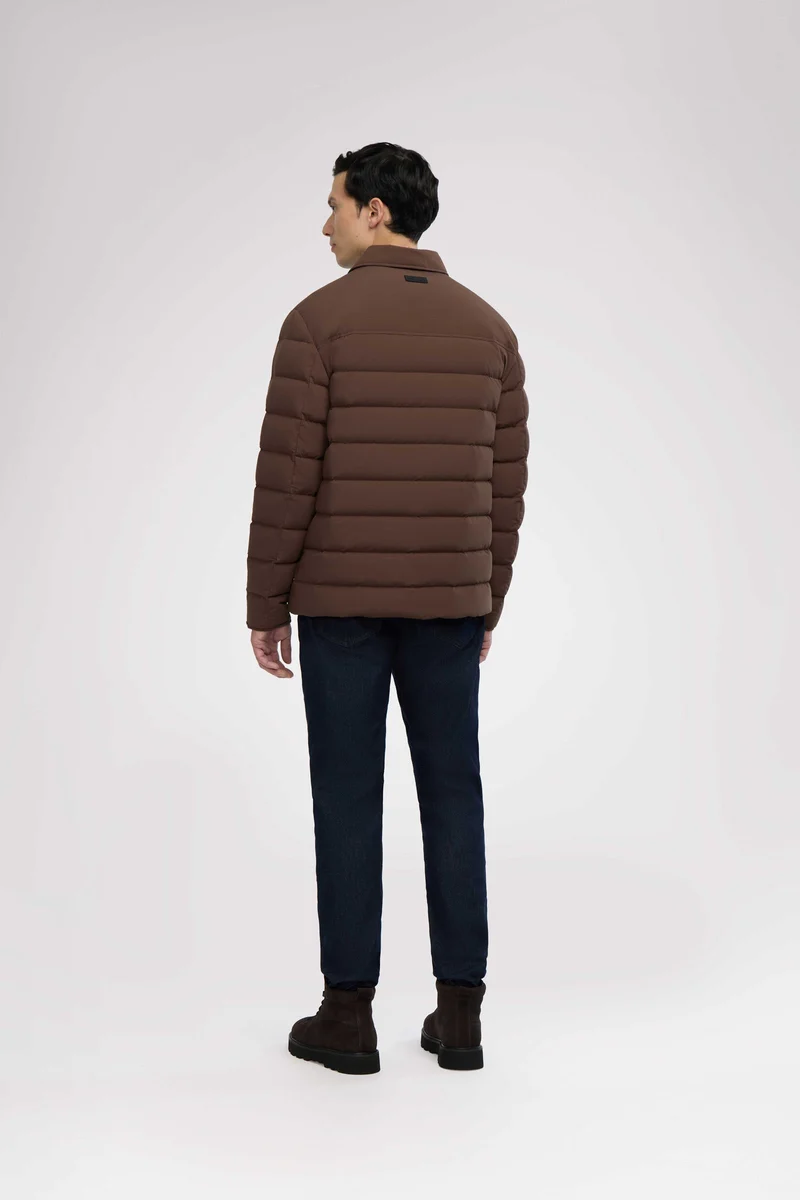 Adrian Men's Lightweight Dressy Quilted Stretch Jacket