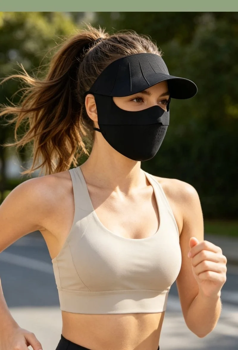 UV Wide Brim Face Mask UPF50+
