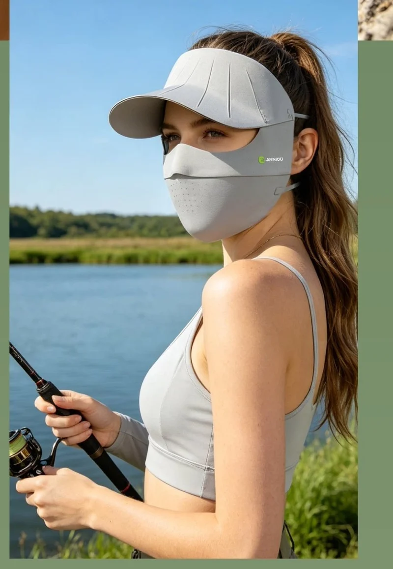 UV Wide Brim Face Mask UPF50+