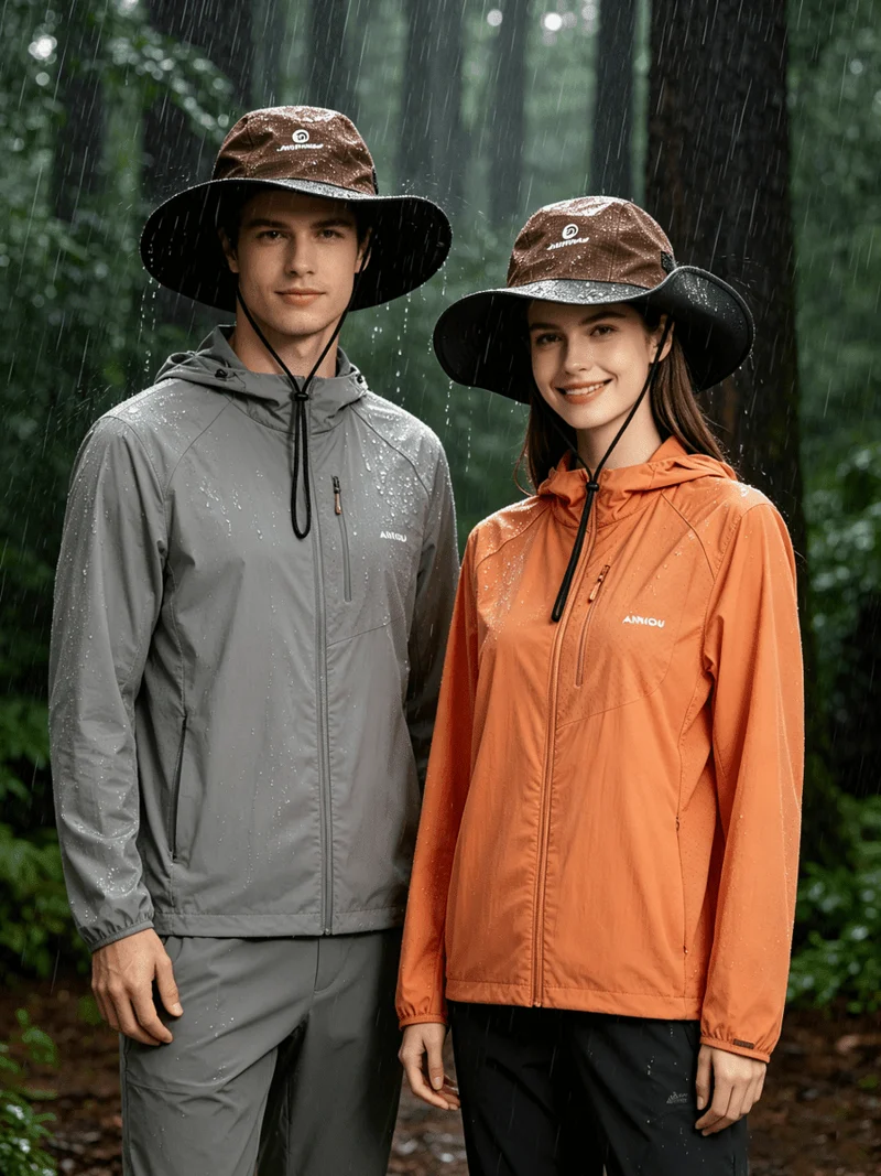 Waterproof Wide Brim Sun Hat UPF 50+