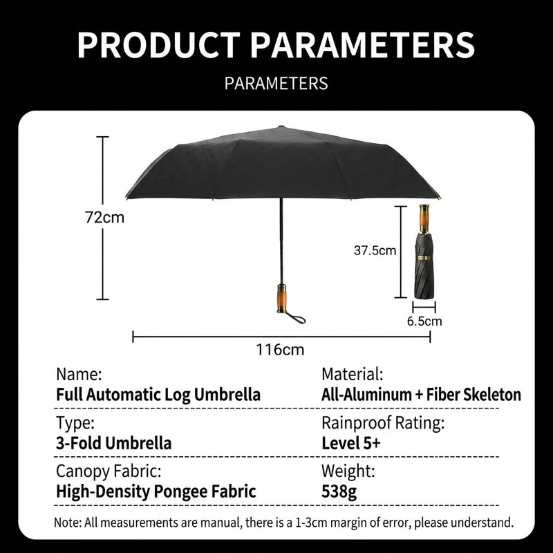 Wooden Handle Business Umbrella