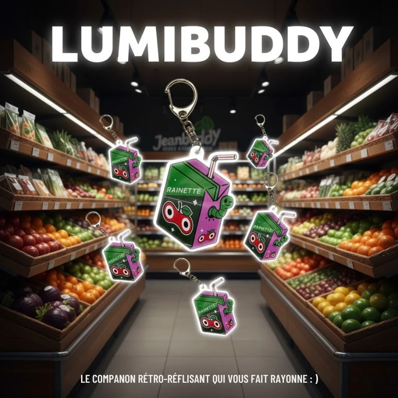 Lumibuddy Jus de Pomme réfléchissante