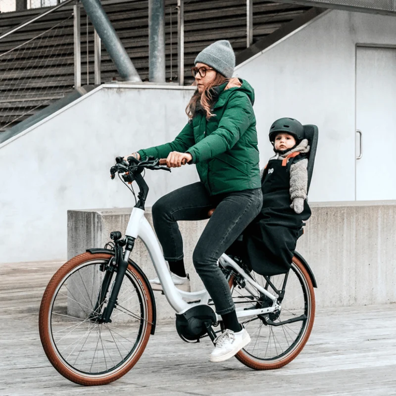 Tablier pour siège vélo