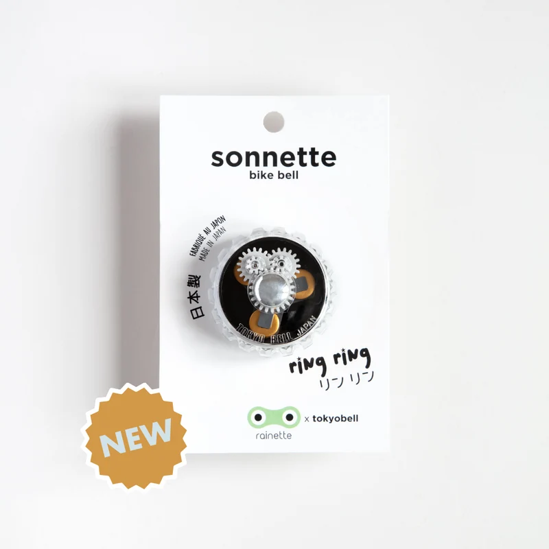 Sonnette pour vélo noire