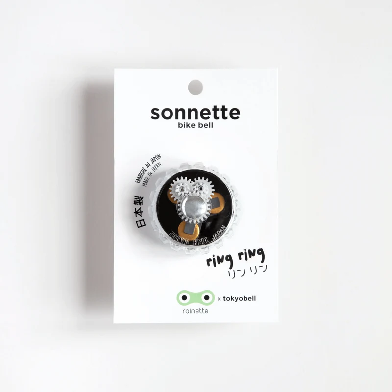 Sonnette pour vélo noire
