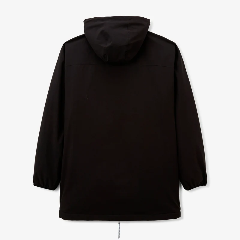Parka imperméable déperlante doublée polaire à capuche noire Stormer SBPLAY