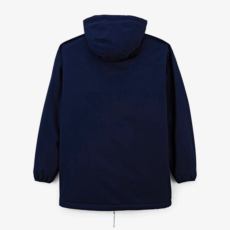 Parka imperméable déperlante doublée polaire à capuche bleu marine foncé Stormer SBPLAY