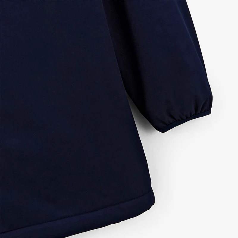 Parka imperméable déperlante doublée polaire à capuche bleu marine foncé Stormer SBPLAY