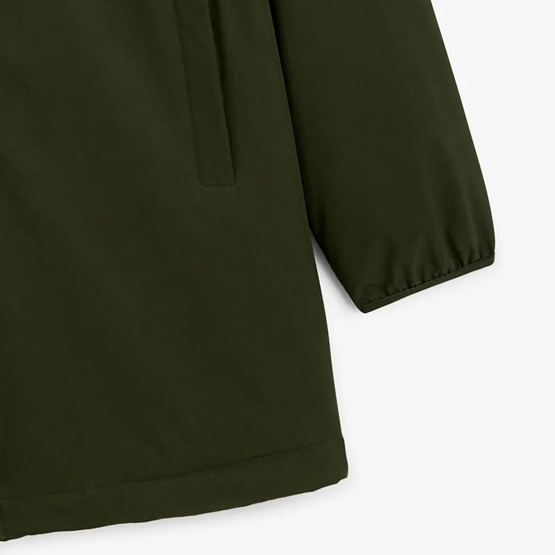 Parka imperméable déperlante doublée polaire à capuche taupe Stormer SBPLAY