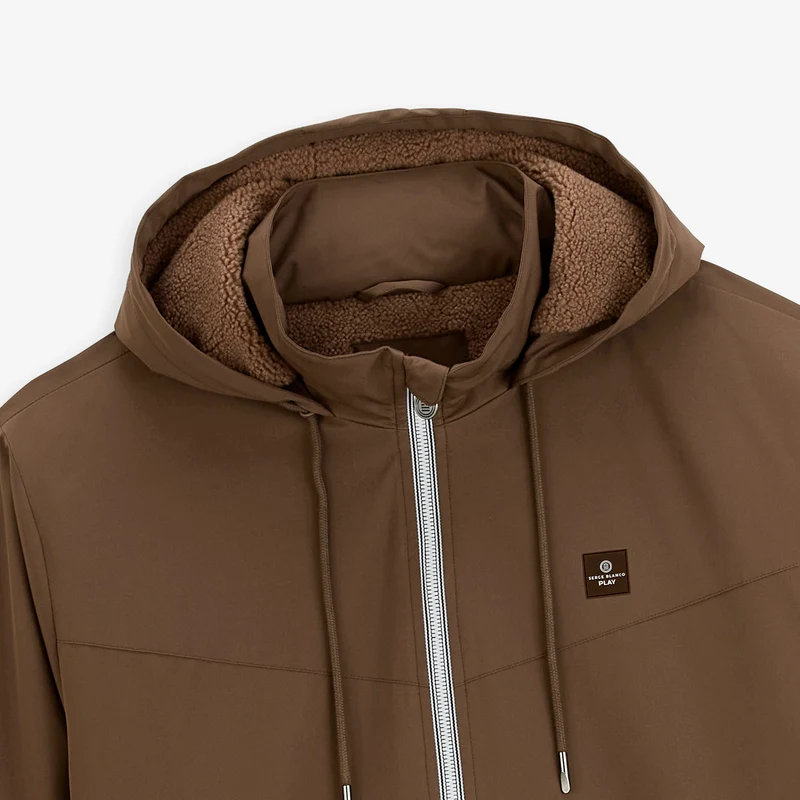 Parka imperméable déperlante doublée polaire marron Stormer SBPLAY