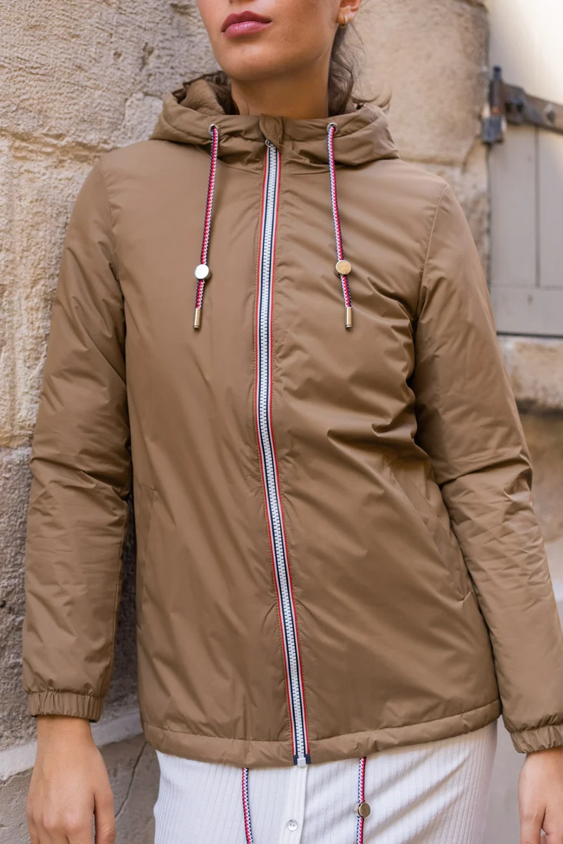 Imperméable fourré mi-long