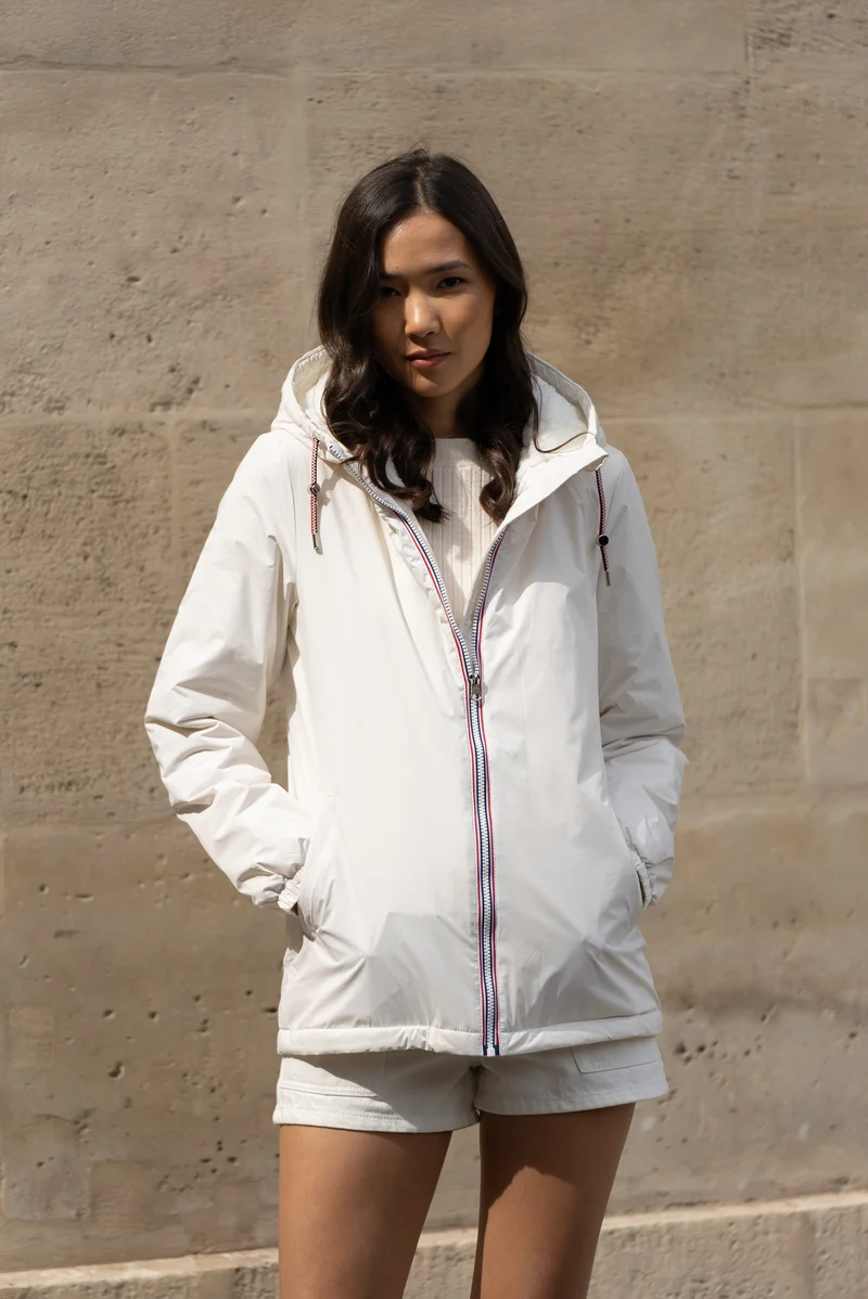 Imperméable fourré mi-long