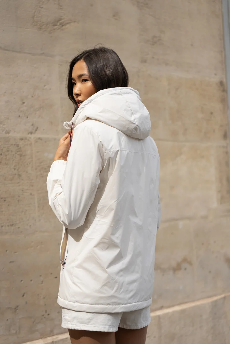Imperméable fourré mi-long