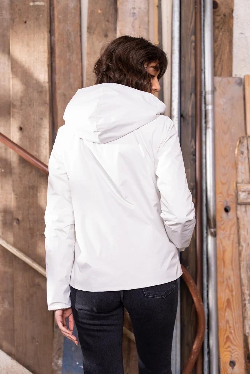 Imperméable réversible court mi-saison