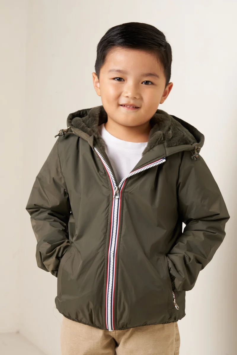 Imperméable fourré court