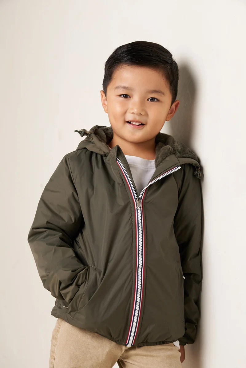 Imperméable fourré court