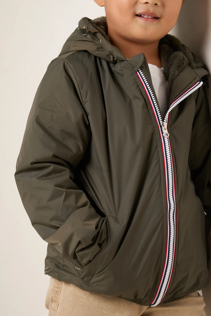 Imperméable fourré court