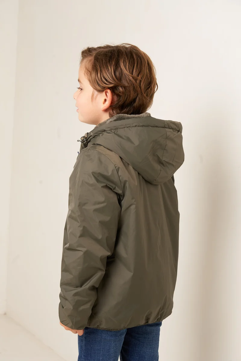 Imperméable fourré court