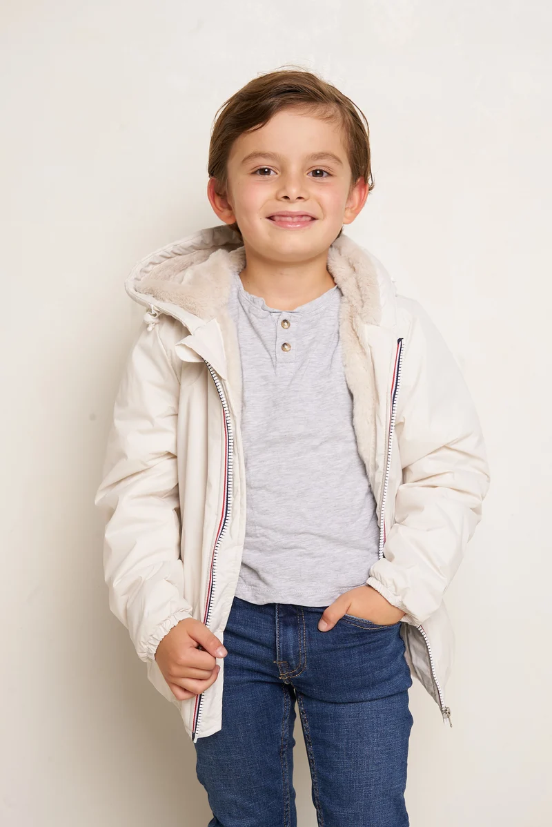 Imperméable fourré court