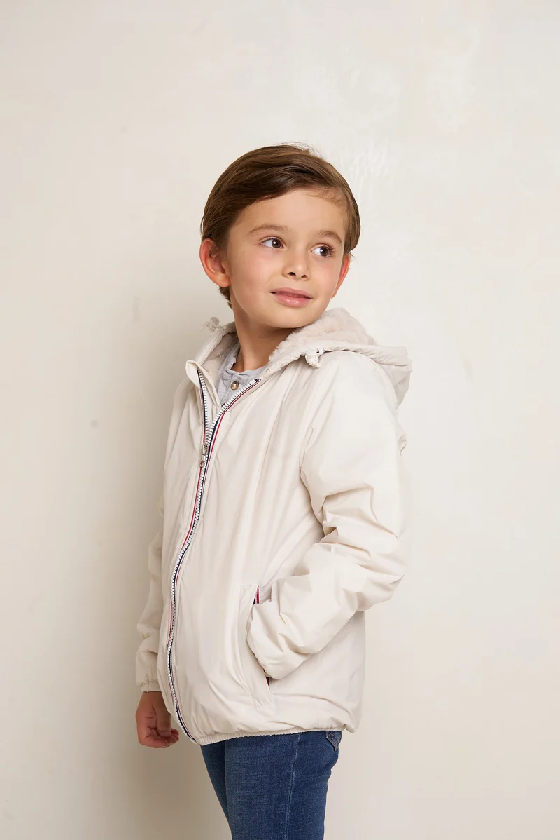Imperméable fourré court