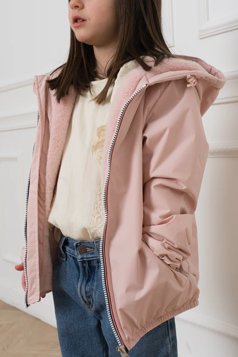 Imperméable fourré court