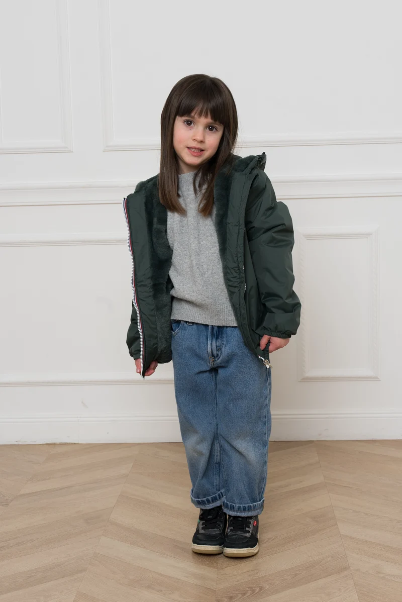 Imperméable fourré court