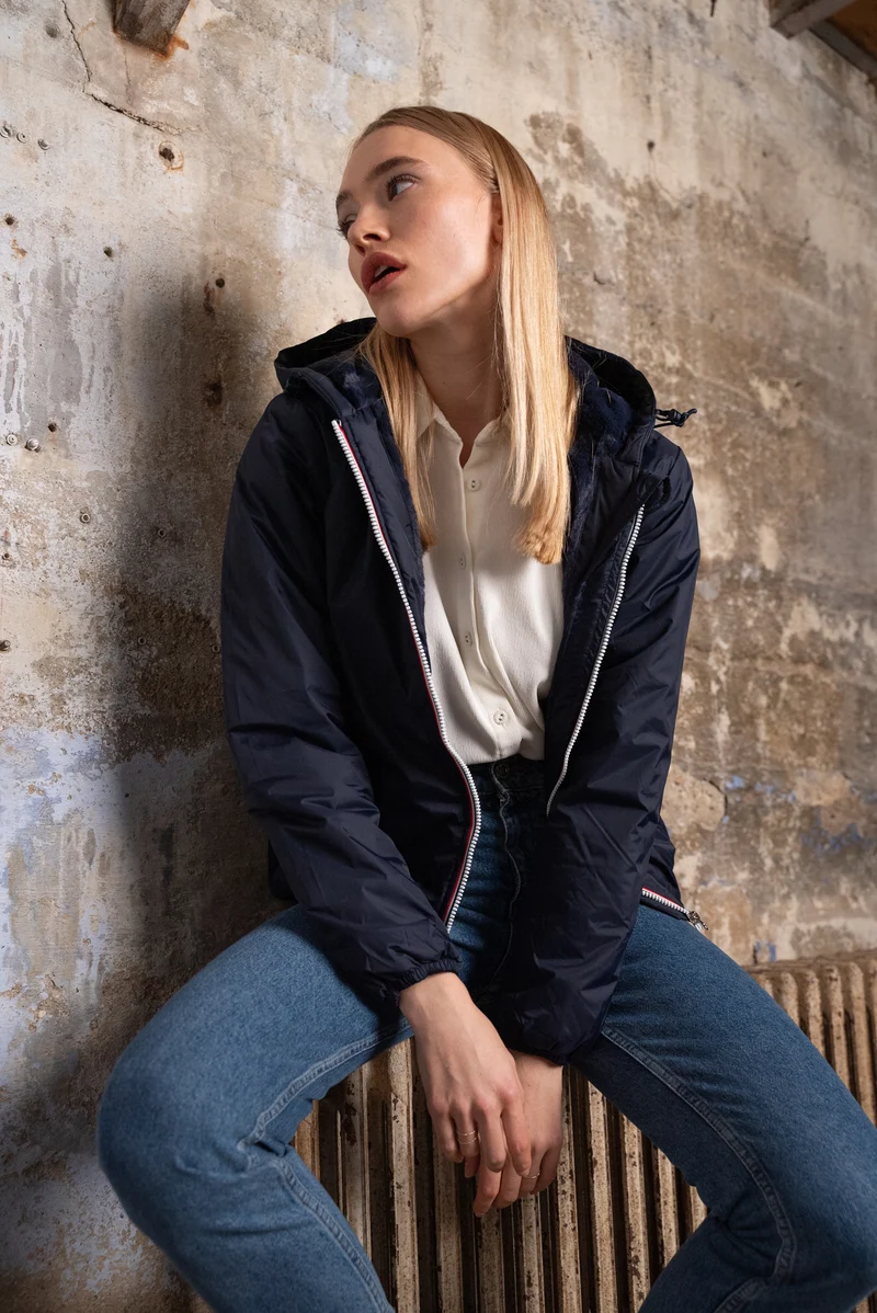 Imperméable fourré court
