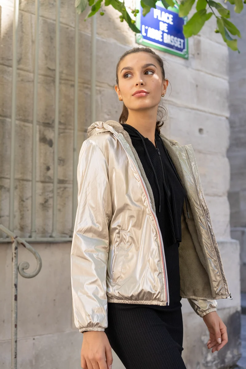 Imperméable fourré court
